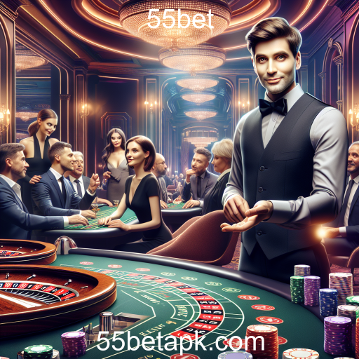 Descubra a Experiência do Cassino Ao Vivo na 55bet